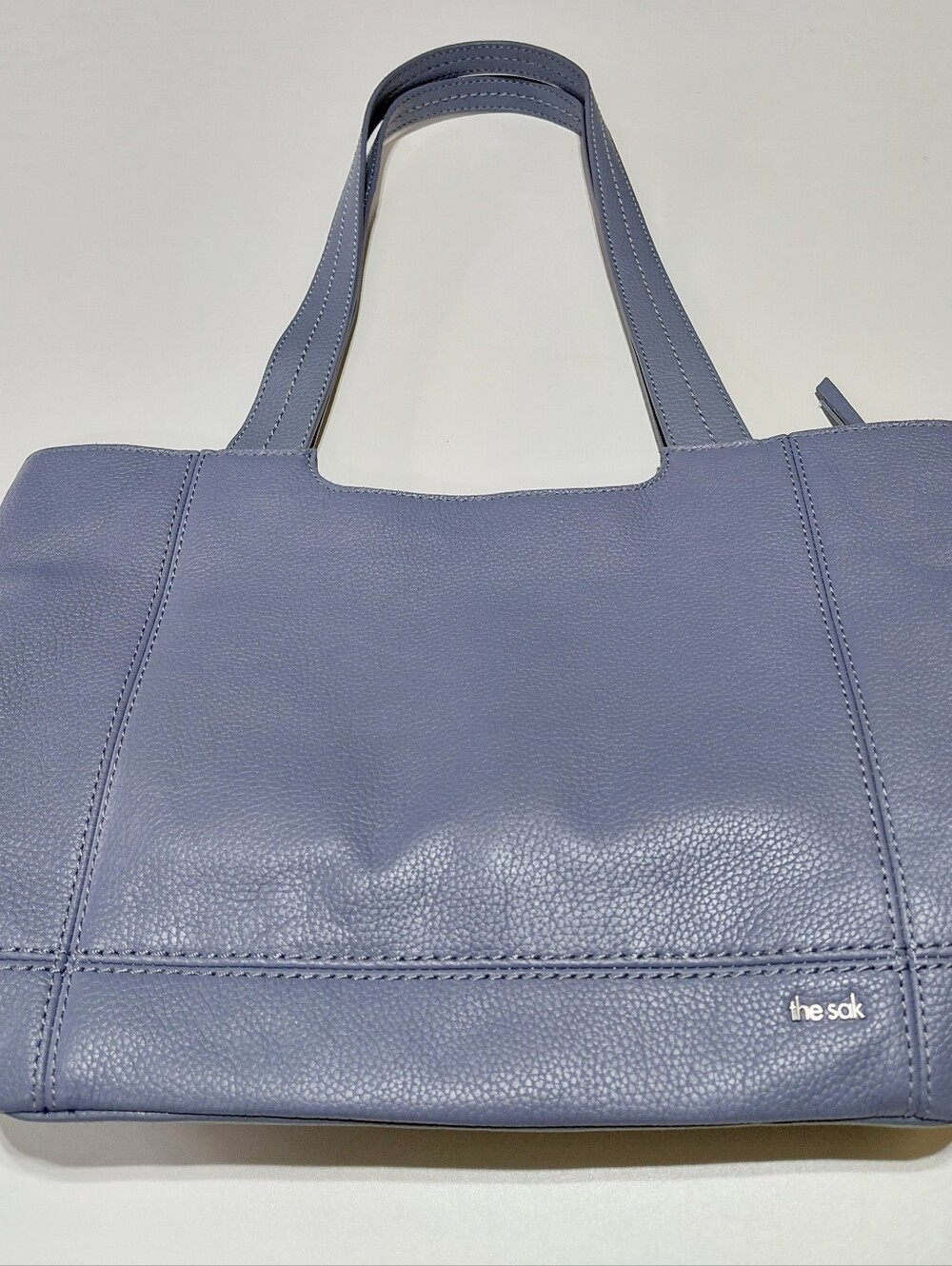 THE SAK Women's Light  Blue Leather Tote Bag
